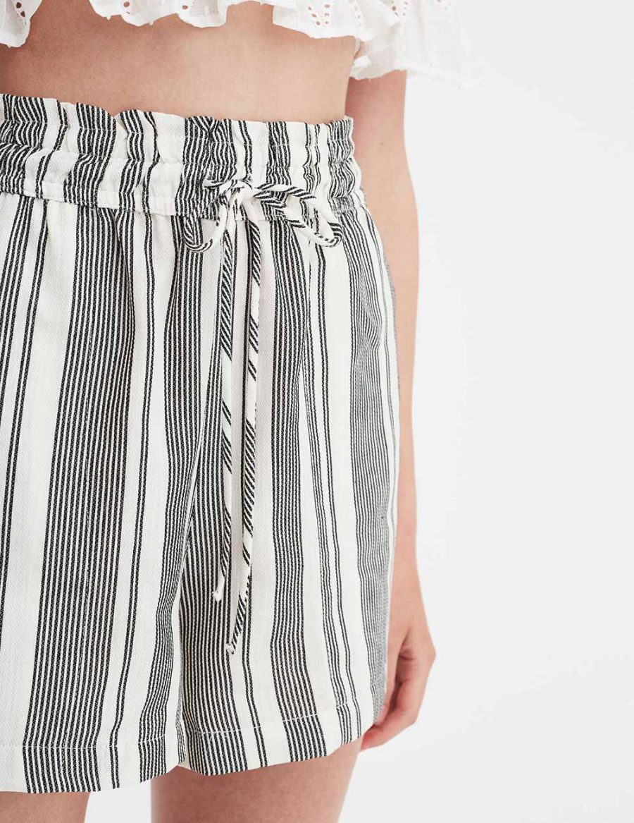 Drawstring Bermuda Shorts