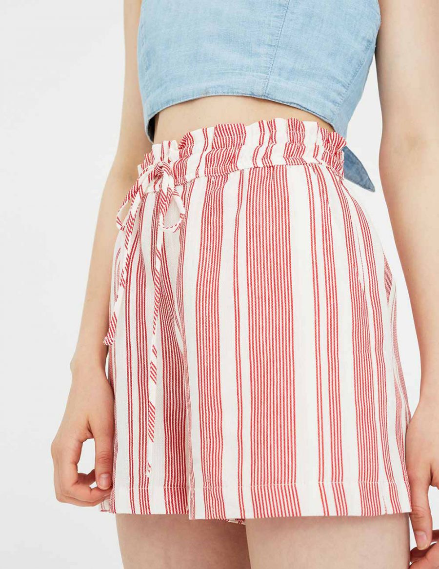 Drawstring Bermuda Shorts