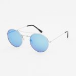 Round Mirrored Sunglasses